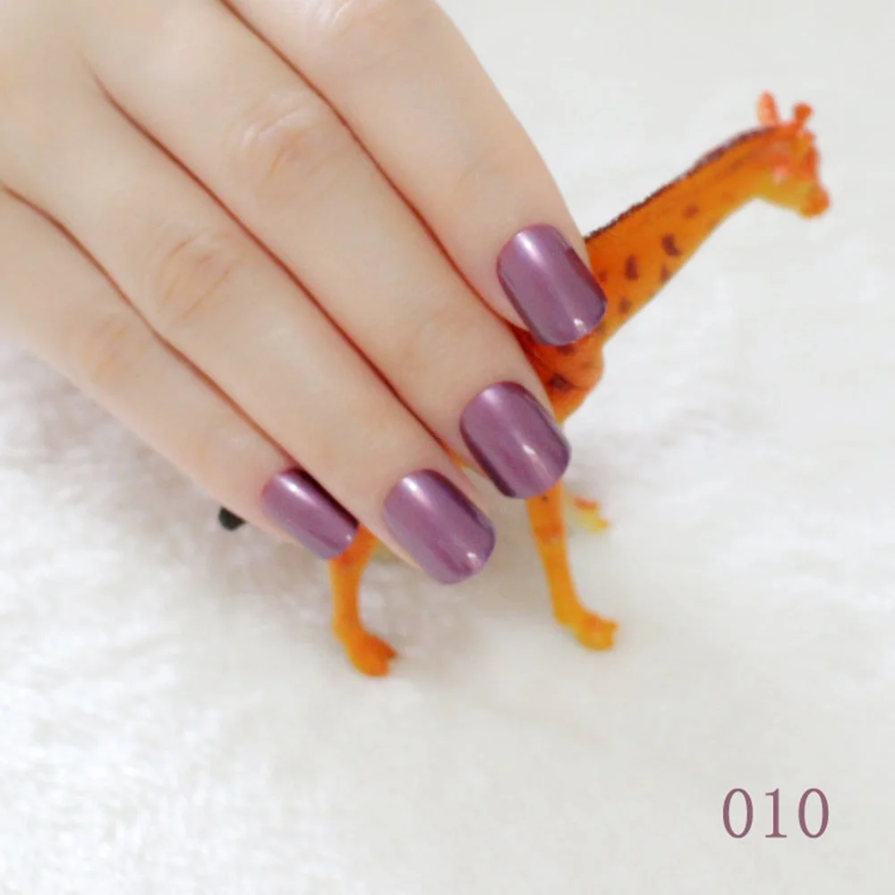 Pure Light Pink Artificial Nails Candy Short Full Cover Tips Easy DIY Acrylic False Nail Manicure Accessories Salon Product F28-Nail Inspo