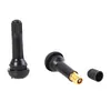 100pcs TR-414 Snap In Rubber Valve Stems TR414 Tyre Tire Valves with Caps