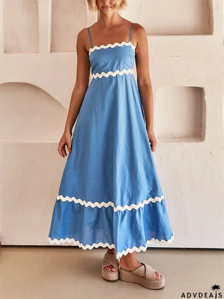 Ladies Summer New Trendy Beach Strappy Dresses