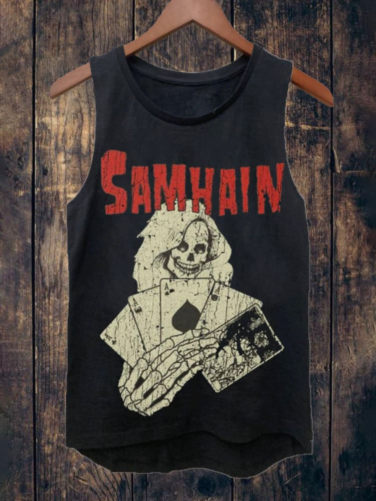 Unisex Death Dealer_1984_Printed Sleeveless T-Shirt / Rvogue / Rvogue