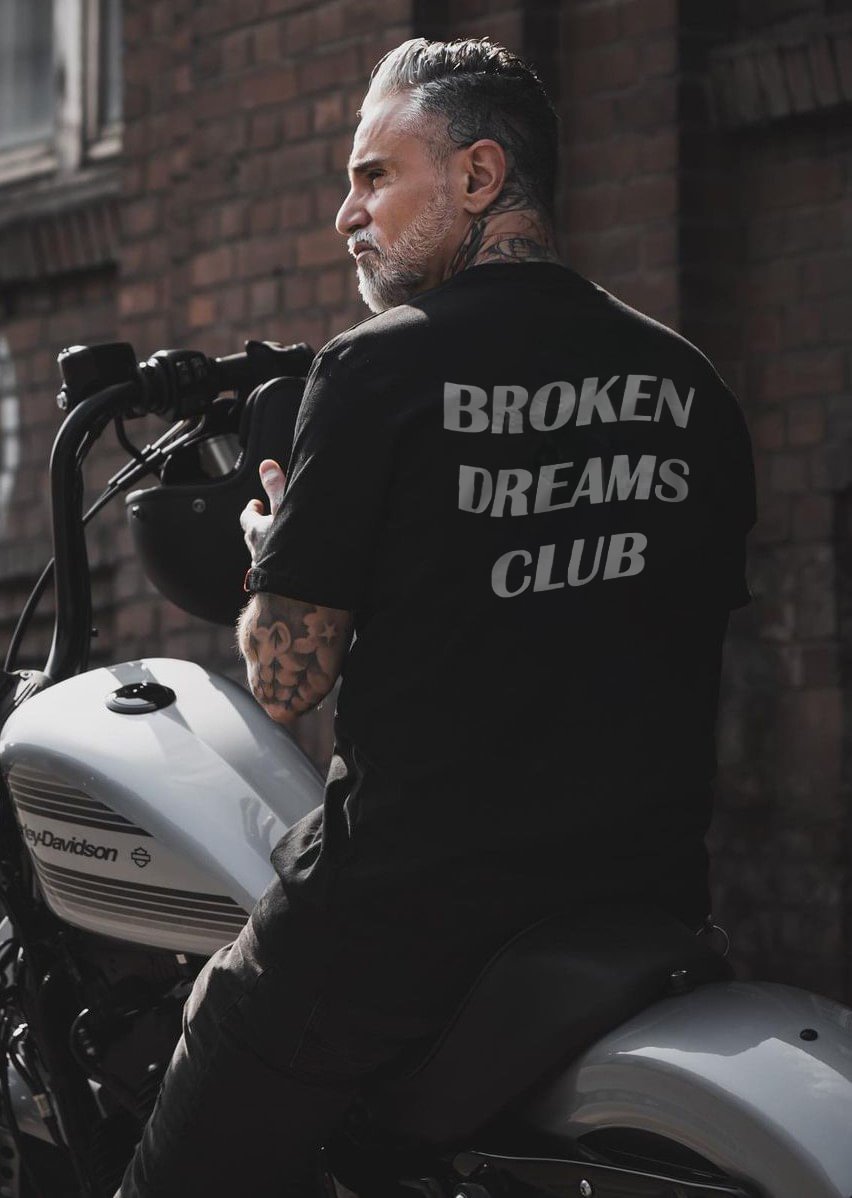 Broken Dreams Club Printed Men's T-shirt - Krazyskull