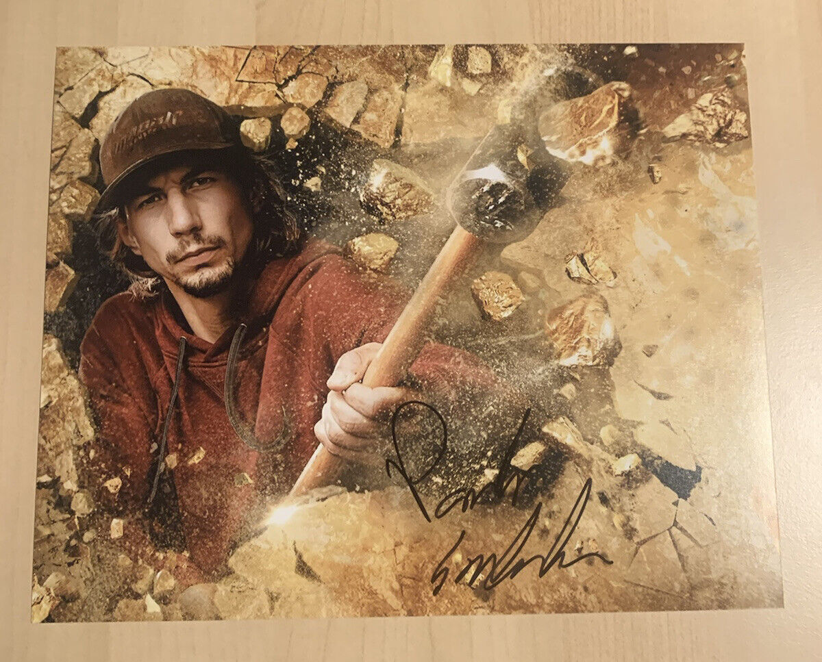 PARKER SCHNABEL SIGNED 8x10 Photo Poster painting AUTOGRAPHED GOLD RUSH TV STAR SHOW COA