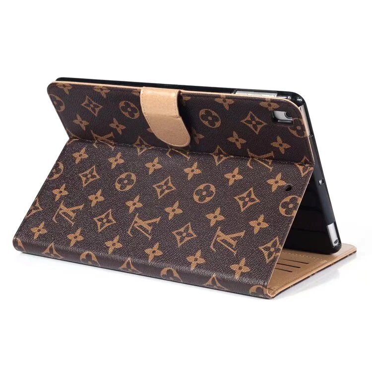 LV Luxury Louis Vuitton Canvas Monogram Leather Fresh Summer Theme Pattern Apple iPad case ProCaseMall