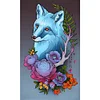 Diamond Painting -DIY Full Square Drill Flower Fox(45x60CM)