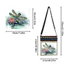 Vintage-Inspired 5D DIY Diamond Painting Waterproof Adjustable Strap Shoulder Cross Bag Kit(Dragonfly)