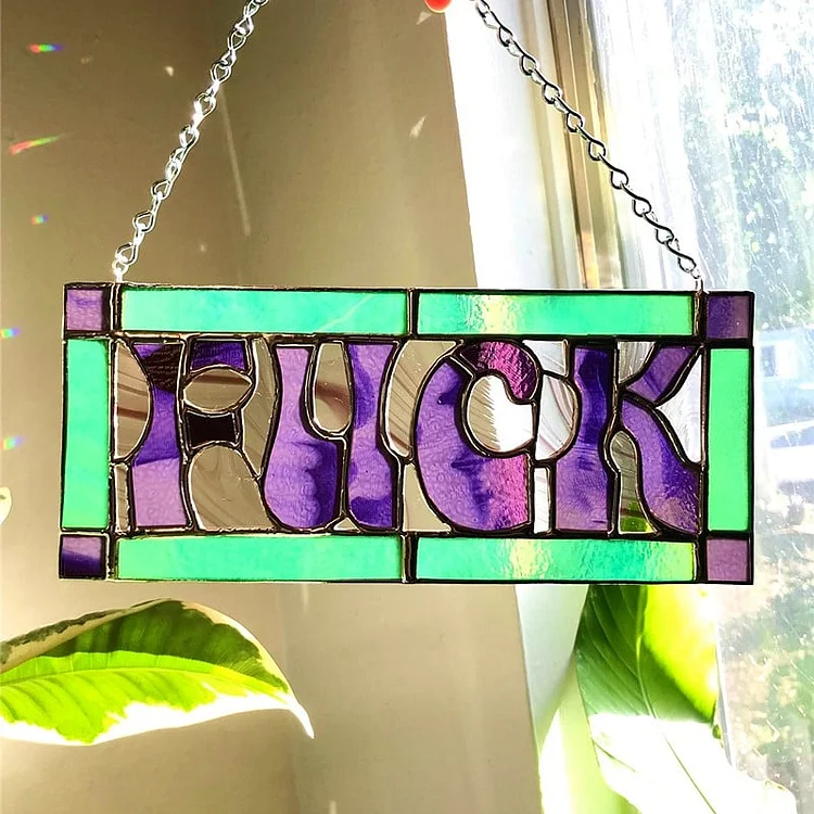 The F*CK Suncatcher - tree - Codlins