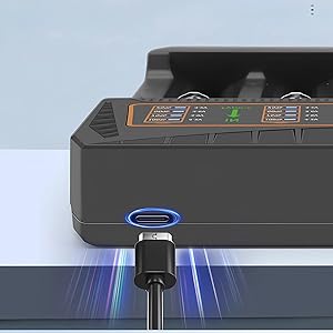 18650 Battery Charger 4 Bay 