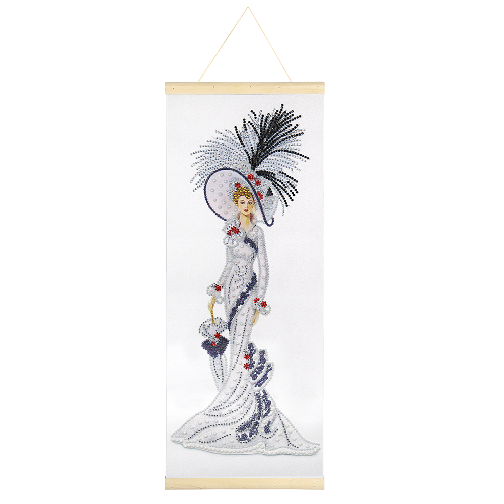 

Dress Lady Hanging - Special Shaped Diamond Painting - 20*50CM, 501 Original