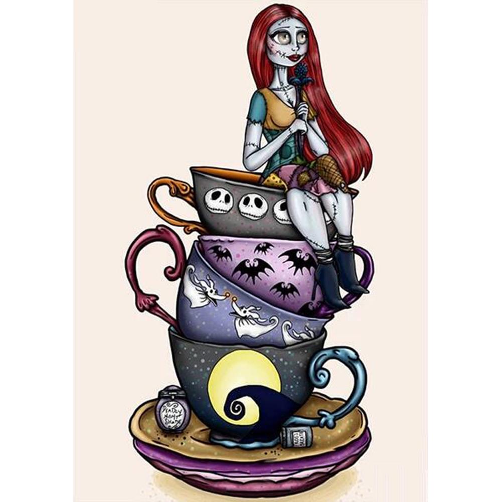 

30*40CM - Cartoon Princess - Round Drill Diamond Painting, 501 Original