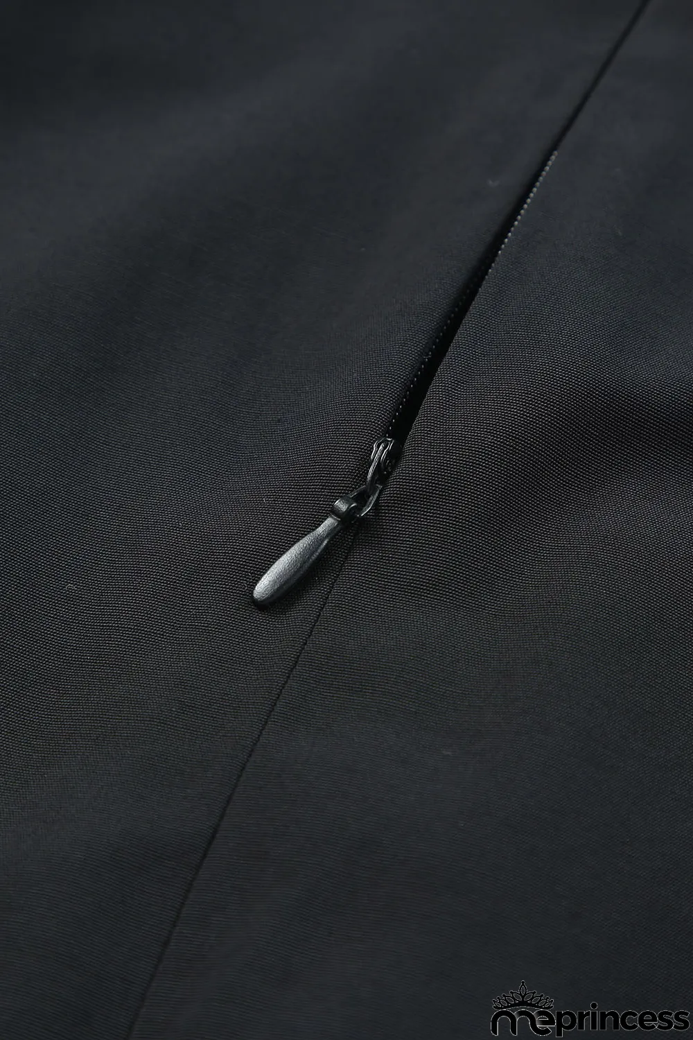 Black Ruffle Sleeves Solid Romper