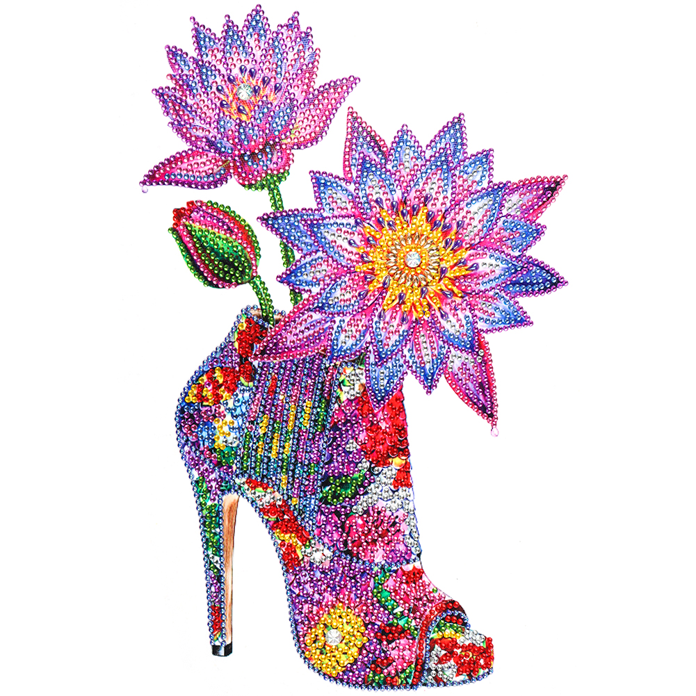 

Bloom High Heel - Special Shaped Diamond Painting - 30*40CM, 01, 501 Original