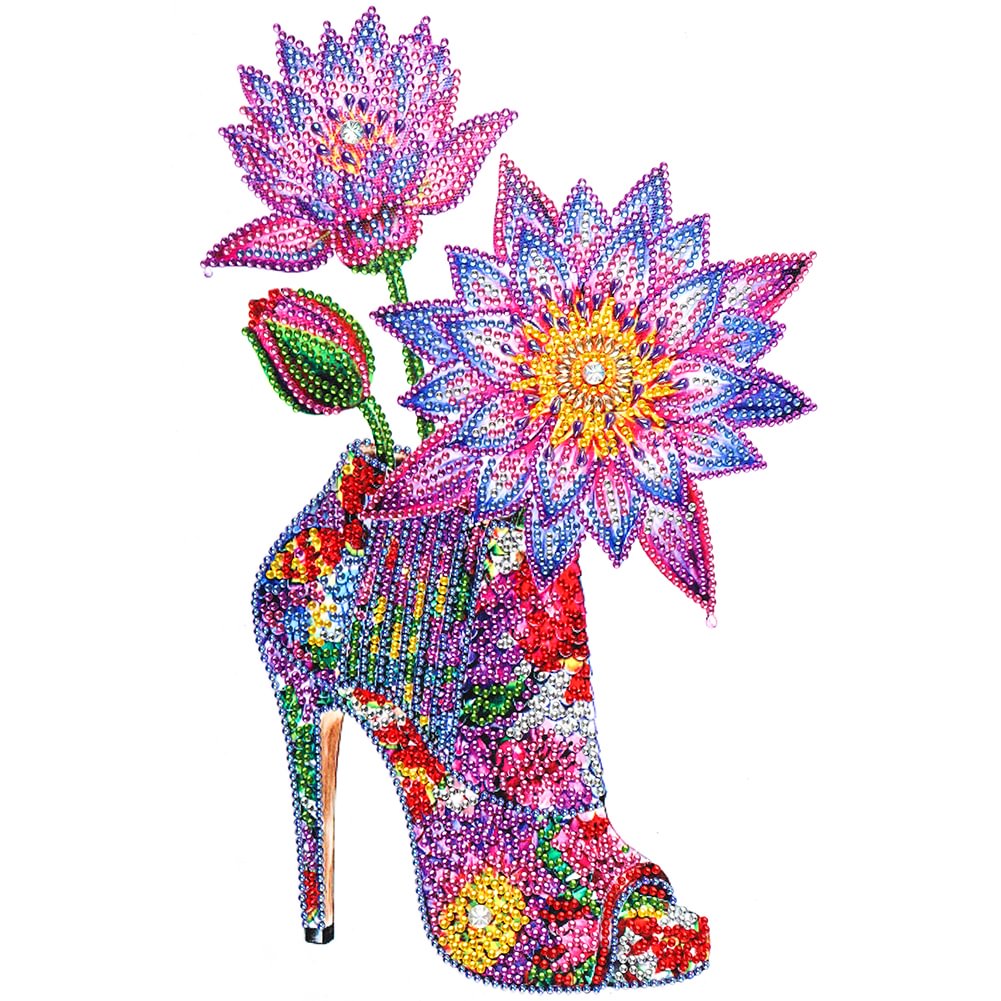 Bloom Shoe - Partial Drill - Special Diamond Painting