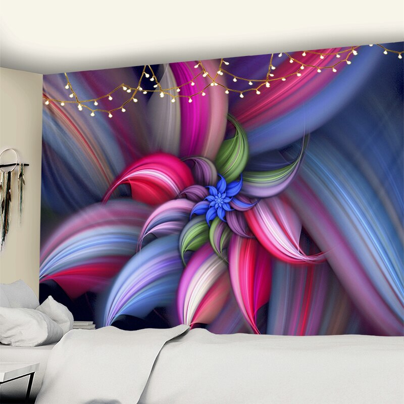 

Wall Tapestry - Indian Mandala Colorful Flower-150*130cm, 501 Original
