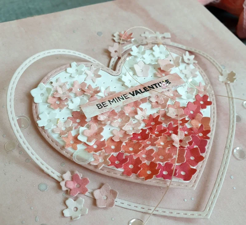 Piggy Craft metal cutting dies cut die mold Love Frame Series Envelope Scrapbook paper craft knife mould blade punch stencils