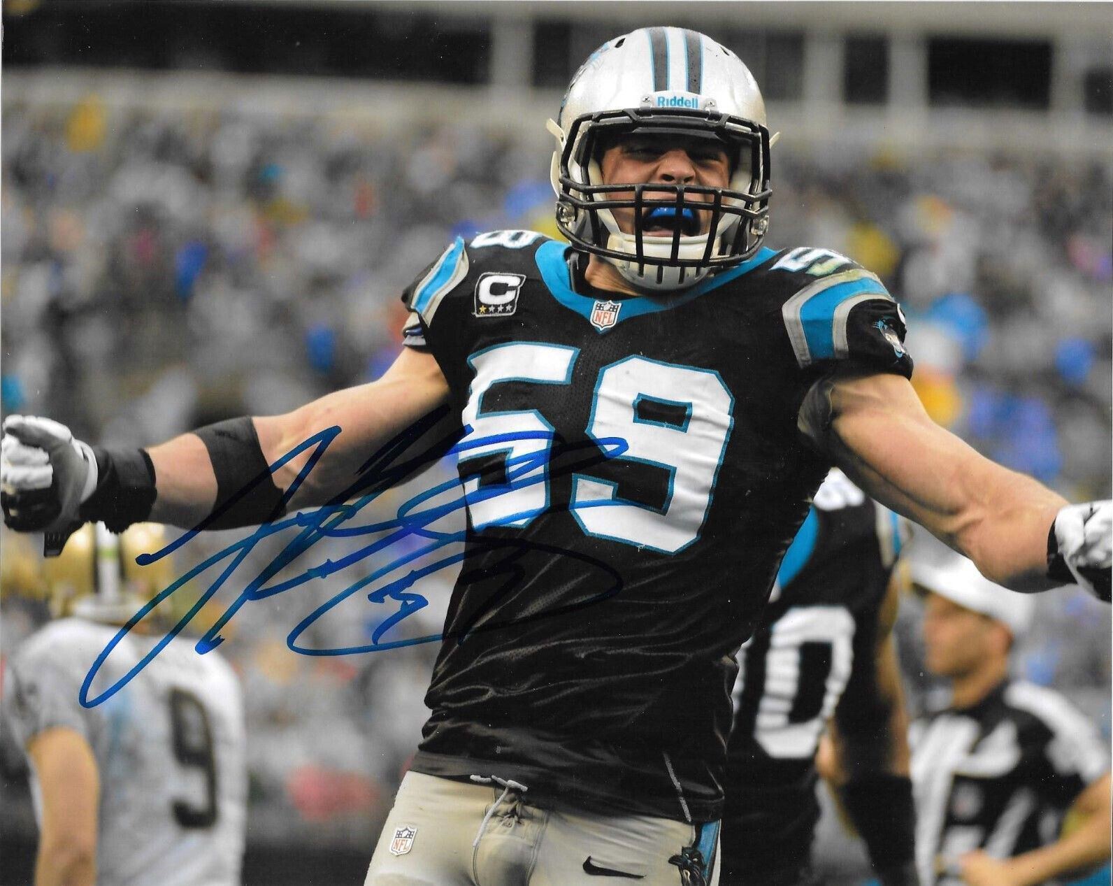 Luke Kuechly Carolina Panthers Signed 8x10 Autographed Photo Poster painting Reprint