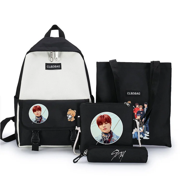 Stray Kids Photo Four-piece Backpack