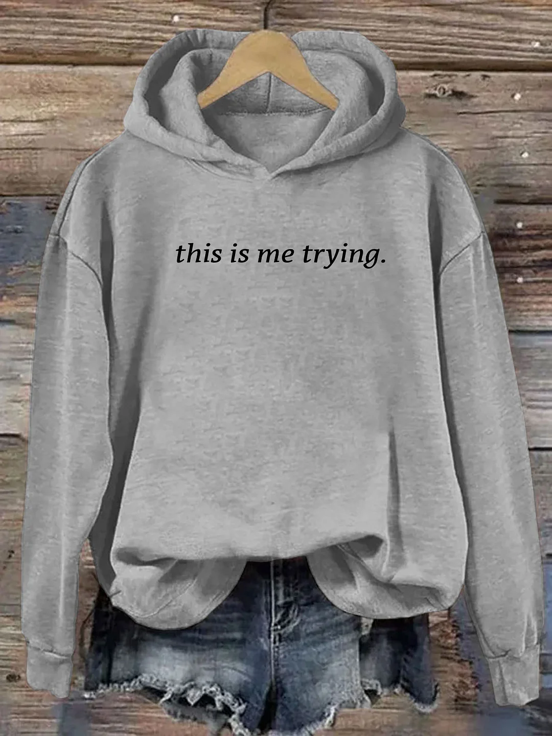 This Is Me Trying Hoodie