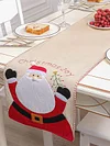 Christmas Snow Man Embroidered Tablecloth