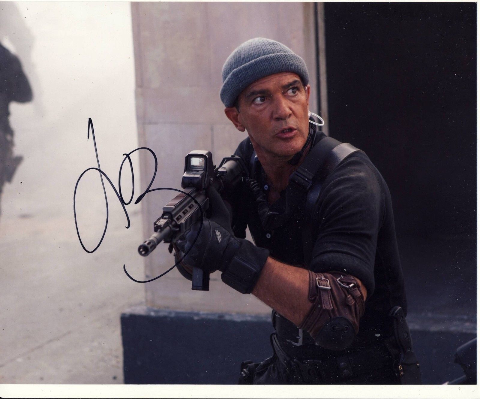 Antonio Banderas Autograph Expendables 3 Signed 8x10 Photo Poster painting AFTAL [6736]