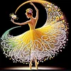Diamond Painting-DIY Crystal Rhinestone Dancing Girl