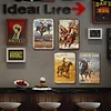4PCS Western Cowboys Pioneers Indian - Vintage Metal Signs Set - 20*30cm/30*40cm - Western