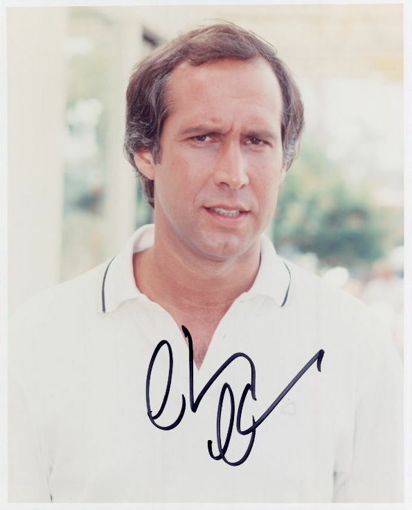 Chevy Chase vintage signed 8x10 Photo Poster painting In-person