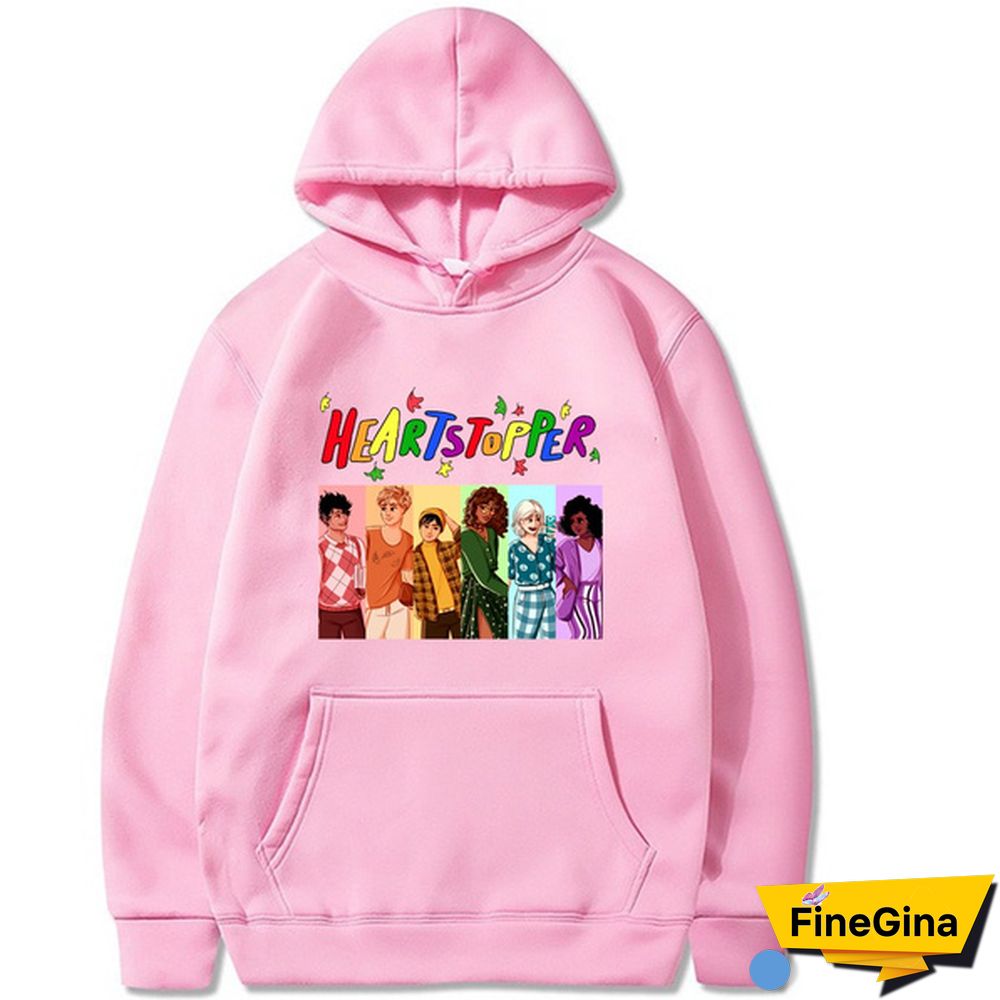 Heartstopper Nick Hoodie Gay Pride June Sweatshirts Cozy Tops Sudadera Felpa Moletom