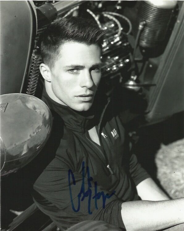 Colton Haynes Arrow Signed Autographed 8x10 Photo Poster painting COA