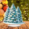2D Flat Christmas Tree Print DIY 5D DIY Diamond Art Ornaments for Home Decor