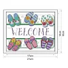 Stamped Cross Stitch-Shoes (21x18cm )