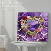 DIY Pearl Painting Love for Home Decor with Frame(25x25cm)