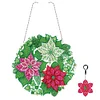5D DIY Diamond Painting Wreath Kit Special Shape Drill Rhinestone Garland Craft