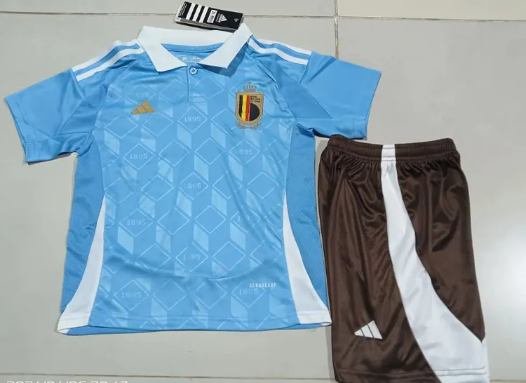 24-25 season Belgium away jersey children's clothing