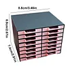 16Pcs Rhinestone Tray Storage Rack Set Large Capacity Diamond Painting Storage Tray Stackable Drilling Disc Rack for DIY Crafts Rhinestones Sorting Trays (Black)