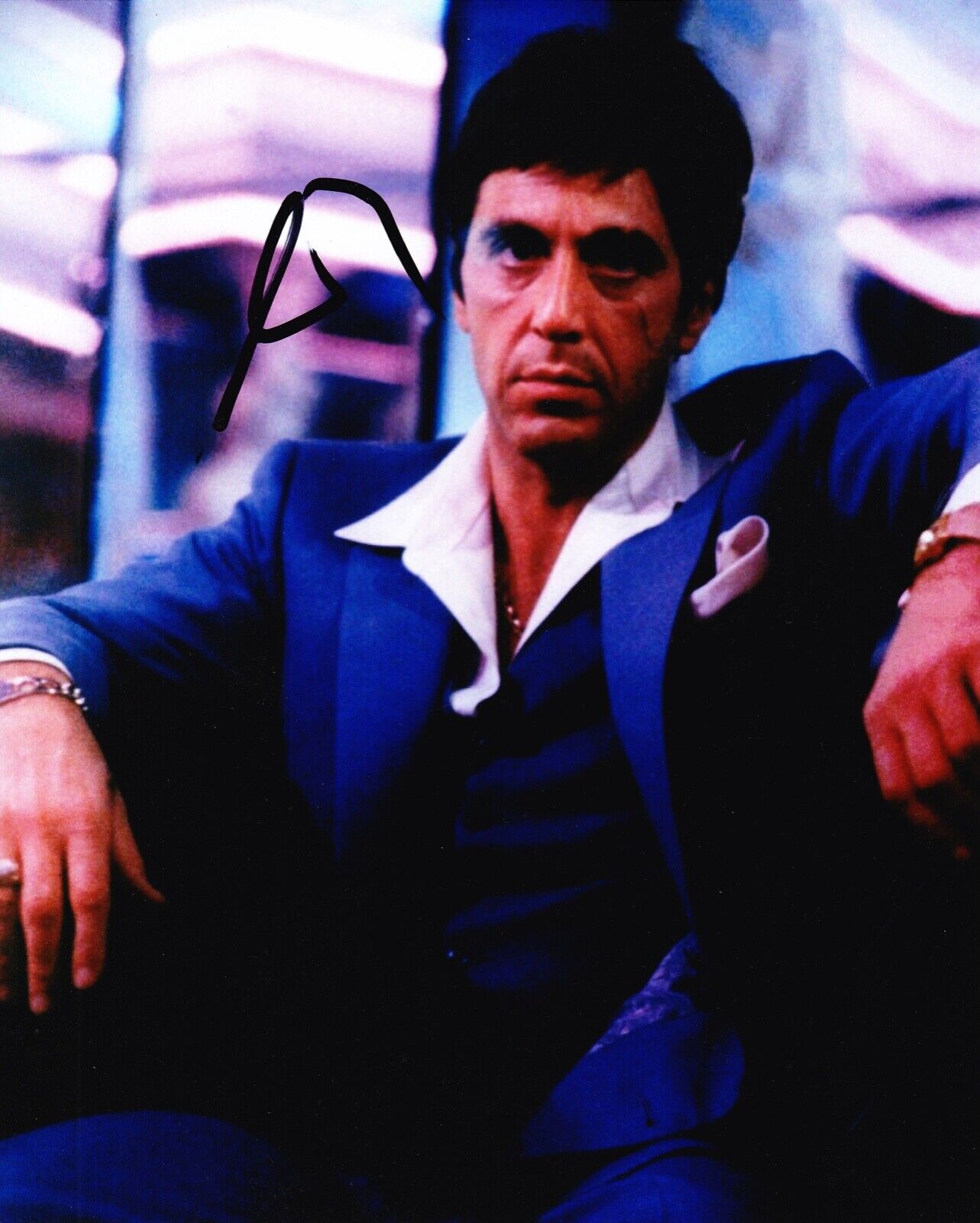 Al Pacino Signed 10X8 Photo Poster painting Genuine Autograph SCARFACE AFTAL COA (B)