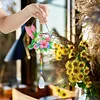 2pcs Flower Bird Diamond Painting Double-sided Crystal Window Suncatcher Craft Set Birthday Gifts Home Garden Decor Hanging Kit