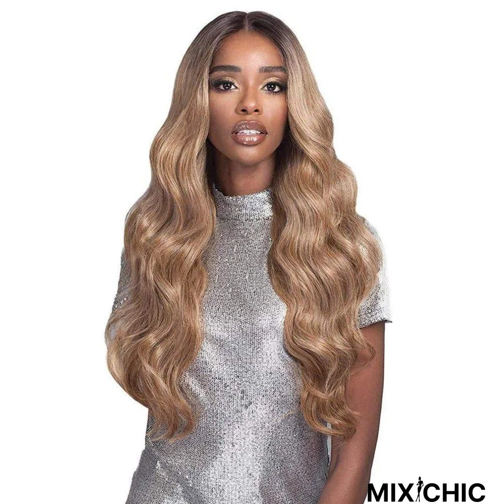 New Wig Female Long Curly Hair Big Wave Gradient Wig