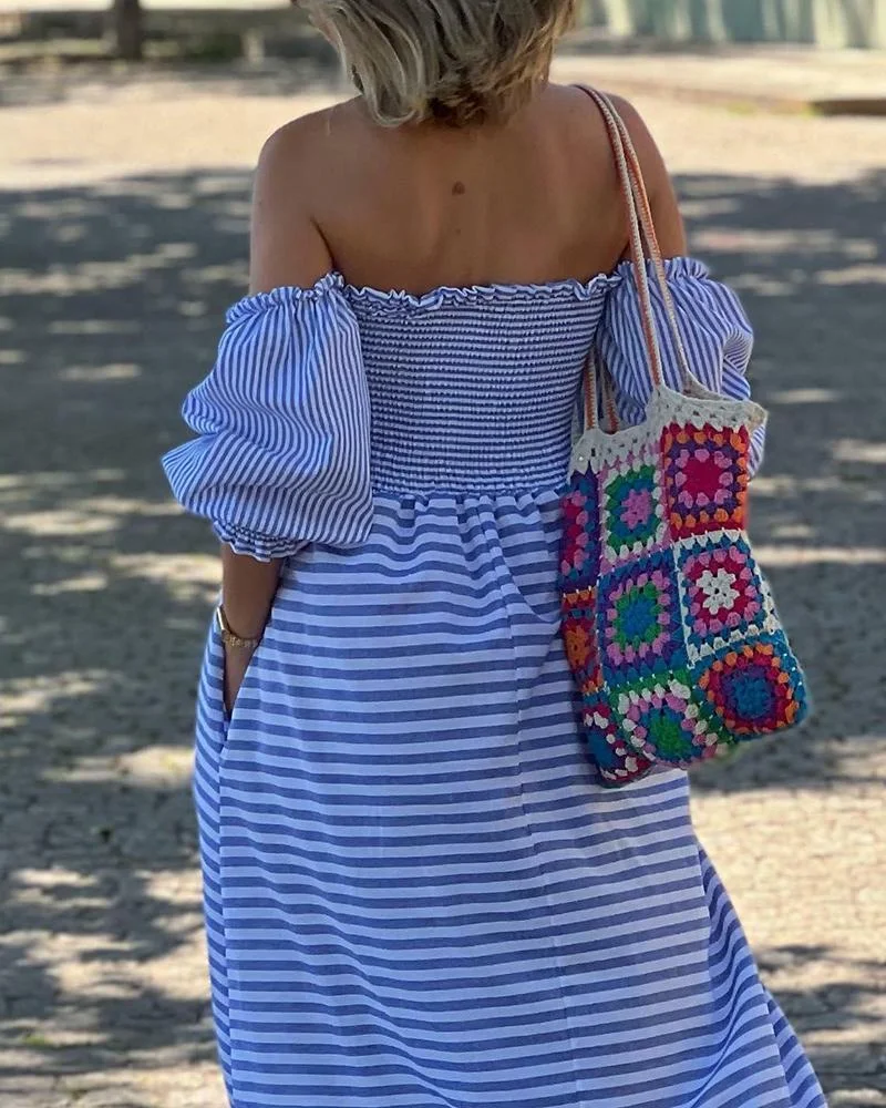 Strapless Casual Dress