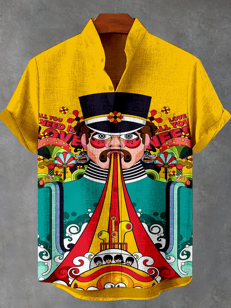 Teecade Teecade The Beatles Art Print Shirt