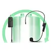 Wireless head-mounted microphone