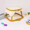 2 Tier Square Embroidery Hoop Removable Snap Sewing Frame for Quilting Stitching