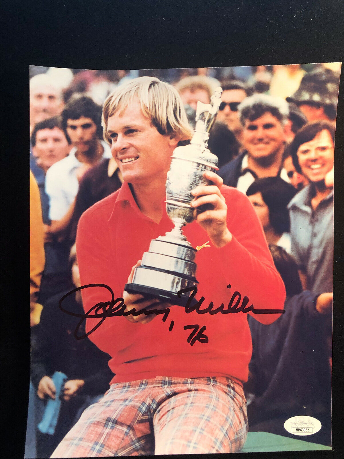 Johnny Miller Signed Autographed Photo Poster painting - 1976 British Open Champ - JSA Authentic