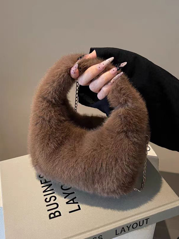 Split-Joint Chains Shoulder Bags Handbags Crossbody Bags Bags Accessories Bags COFFEE-One_size