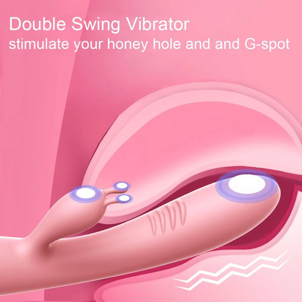 Rabbit Vibrator Strong Dildo Vibrator G-spot Clitoris Stimulator Vaginal Masturbation