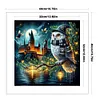 Owl Castle-11CT Stamped Cross Stitch 40*40cm tapestrymarket