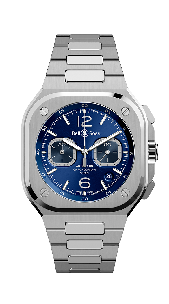 Bell & Ross Instruments BR 05 CHRONO BLUE STEEL Men's Watch