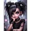 Diamond Painting-DIY Full Round Drill Cute Pet Girl