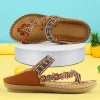 Gioiacombo&trade; Sandali open toe piatti a fiori boh&eacute;mien
