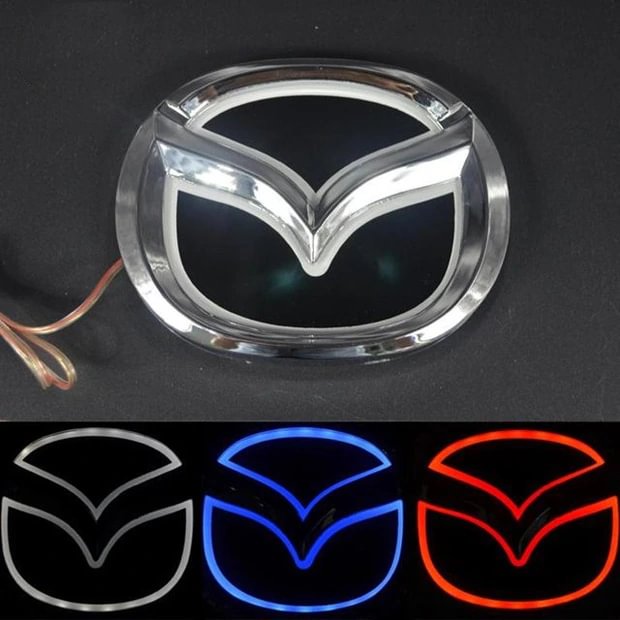 5D LED Car Tail Logo Badge Emblem Light Lamp For Mazda2/3/6/8 CX7