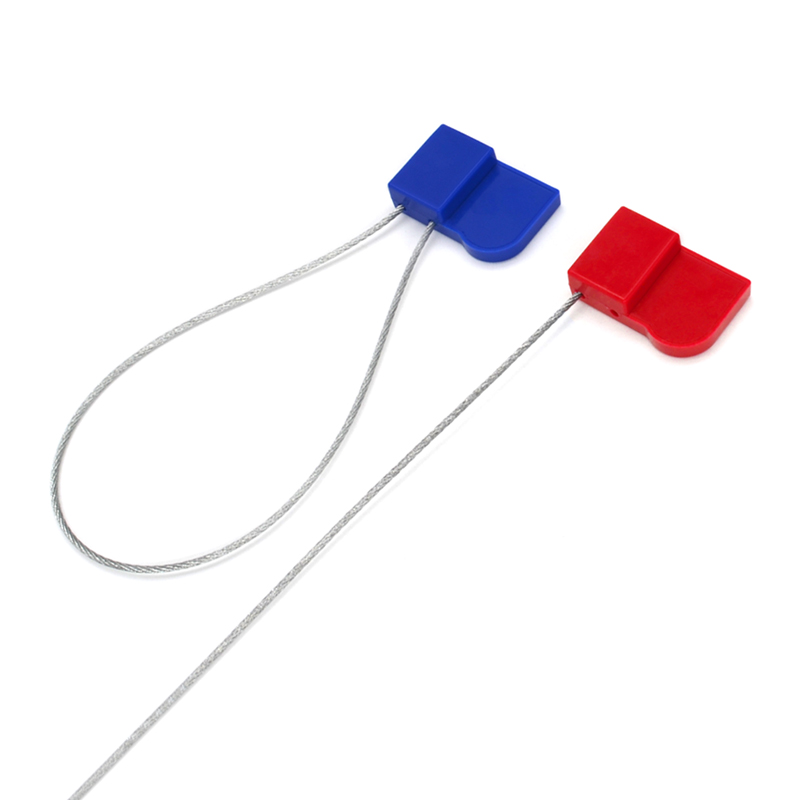 Custom galvanized steel tamper-evident disposable high security UHF RFID cable seal lock